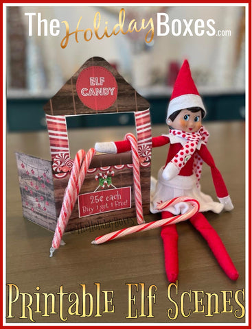 Elf Kit Printables - Elf Candy Stand